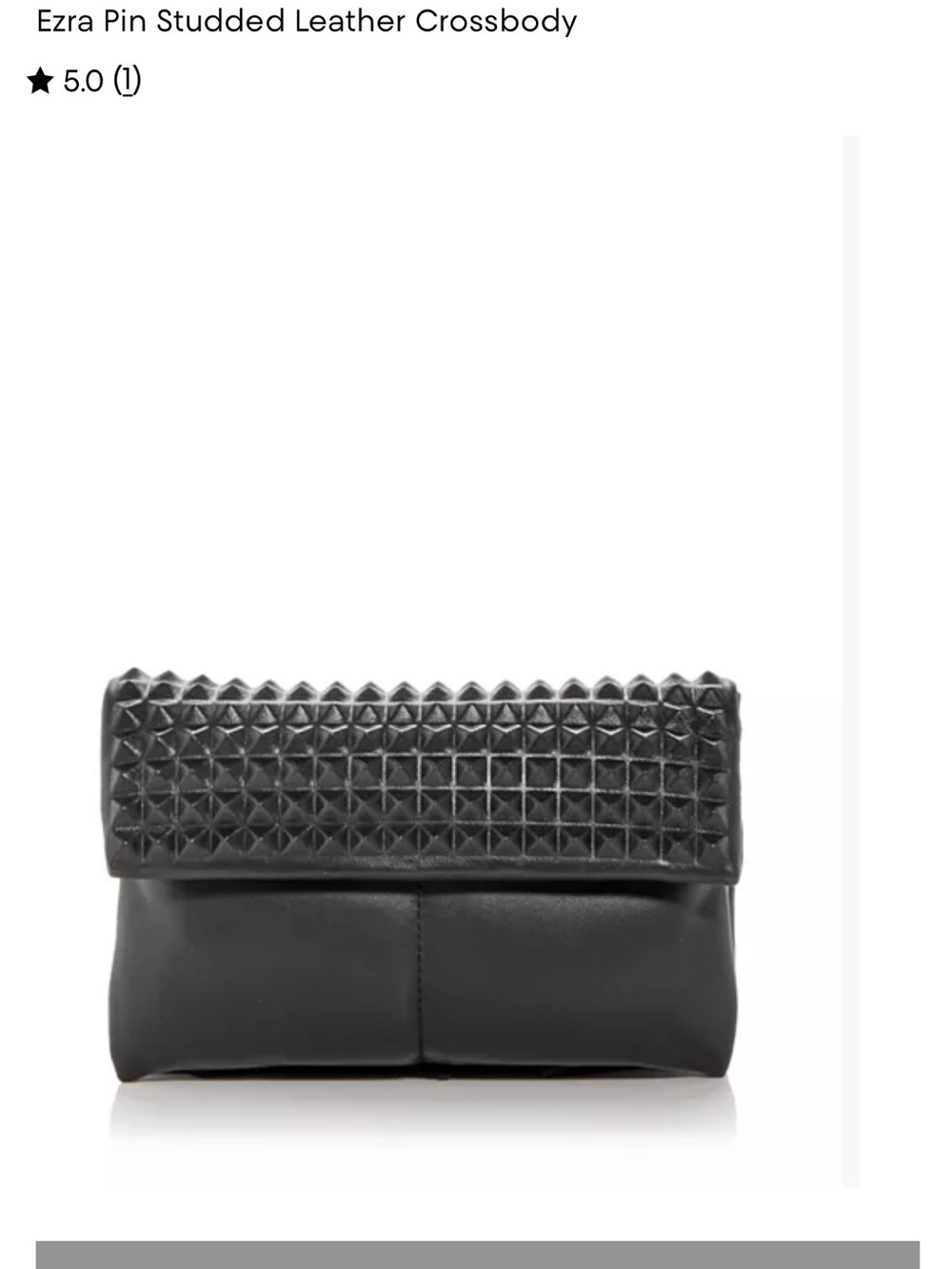 Allsaints Ezra Pin Studded Leather Crossbody - Black - Picture 3 of 11